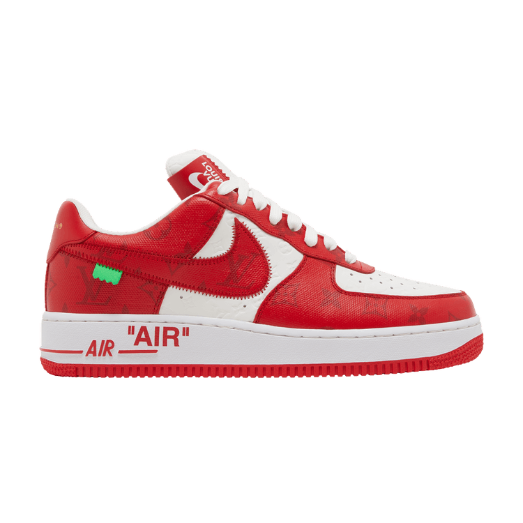 Louis Vuitton x Nike Air Force 1 Low 'White Comet Red'