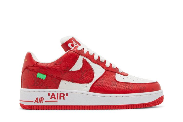 Louis Vuitton x Nike Air Force 1 Low 'White Comet Red'