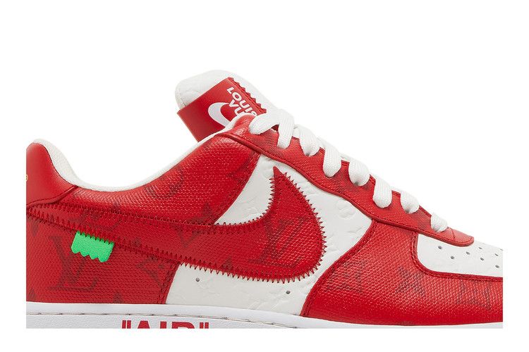 Louis Vuitton x Nike Air Force 1 Low 'White Comet Red'
