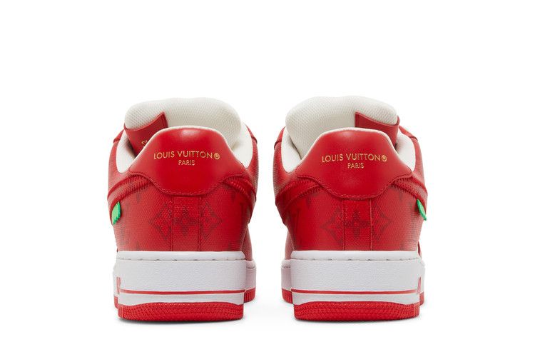 Louis Vuitton x Nike Air Force 1 Low 'White Comet Red'