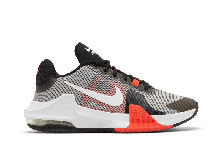 Nike Air Max Impact 4 'Black Bright Crimson' — Black/Bright Crimson/Wolf Grey/White