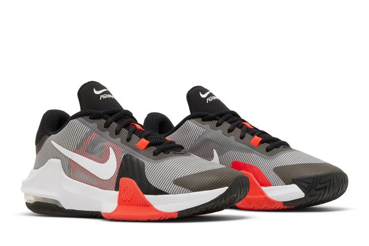 Nike Air Max Impact 4 'Black Bright Crimson' — Black/Bright Crimson/Wolf Grey/White