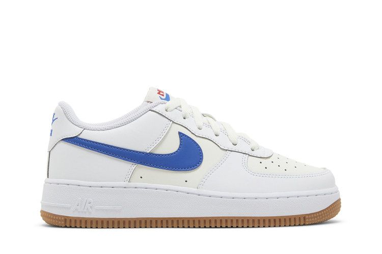 Nike Air Force 1 GS 'White Game Royal Gum'