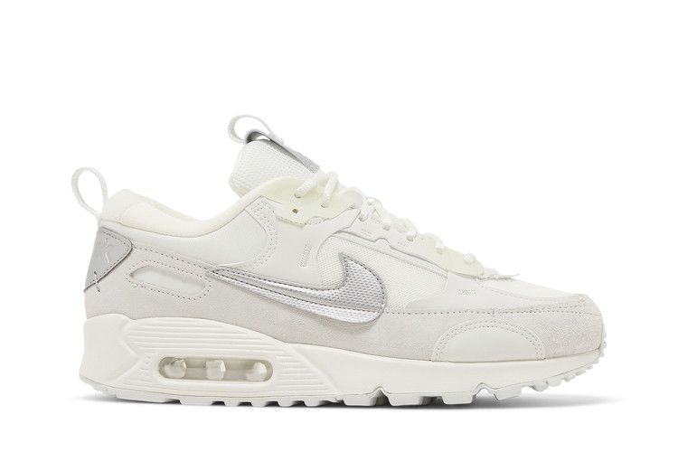 Nike Wmns Air Max 90 Futura 'White Metallic Silver'