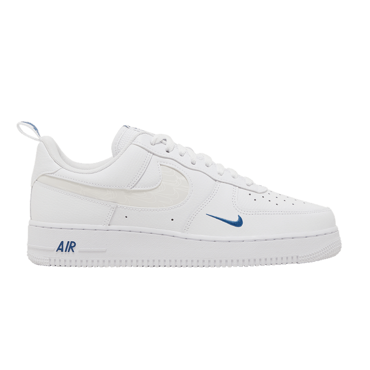 Nike Air Force 1 '07 LV8 'Reflective Swoosh - White Dark Marina Blue'
