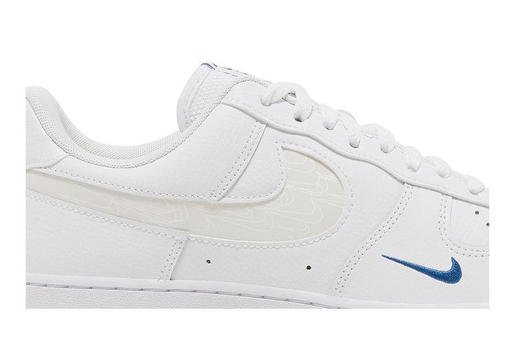 Nike Air Force 1 '07 LV8 'Reflective Swoosh - White Dark Marina Blue'