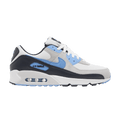 Nike Air Max 90 'UNC' — White/Pure Platinum/Dark Obsidian/University Blue