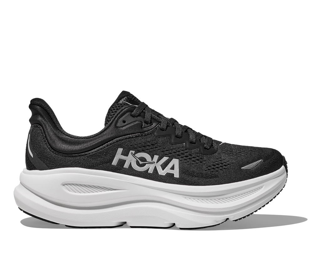 HOKA Men's Bondi 9 - BLACK / WHITE