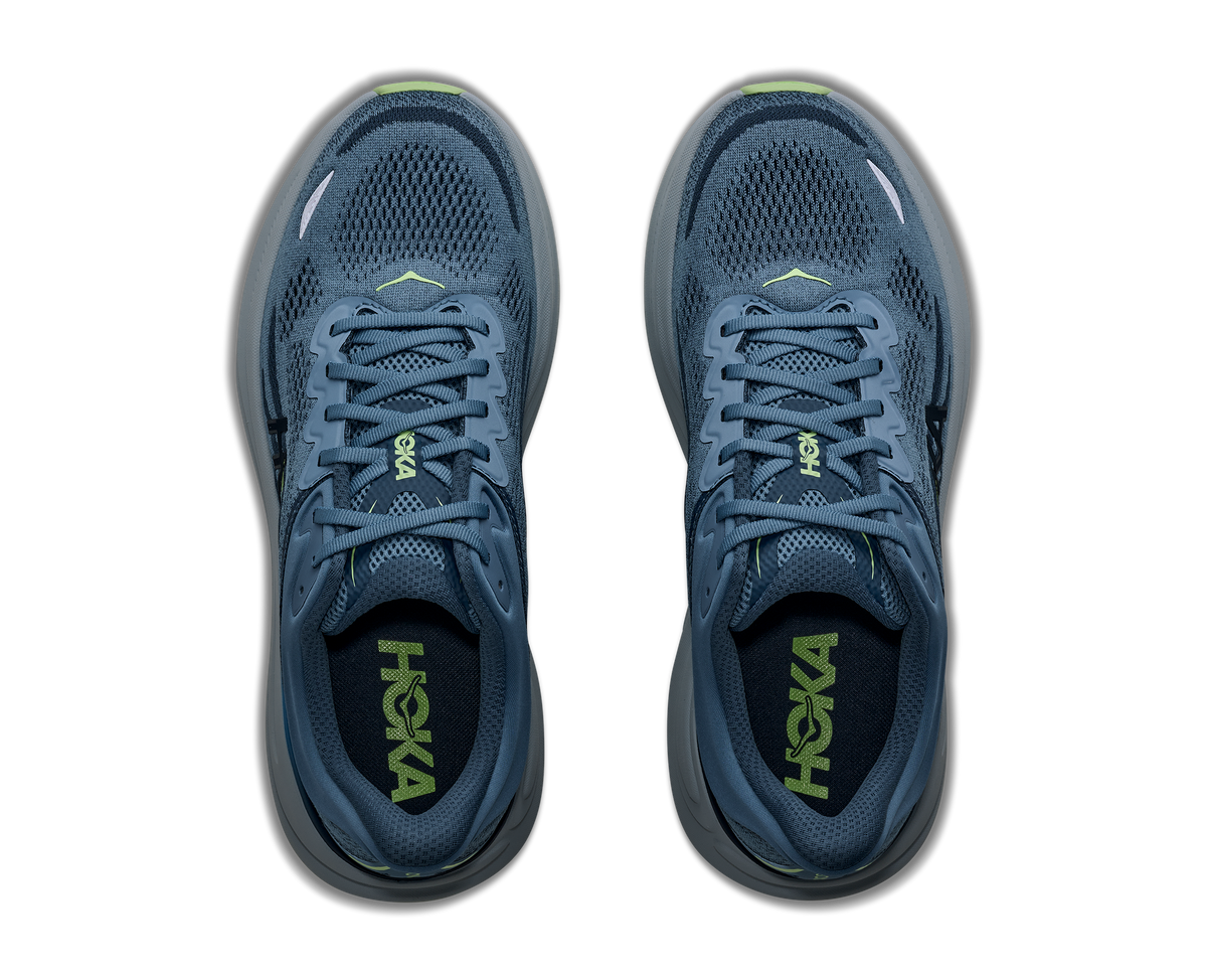 HOKA Men's Bondi 9 - DOWNPOUR / THUNDER CLOUD (Wide)