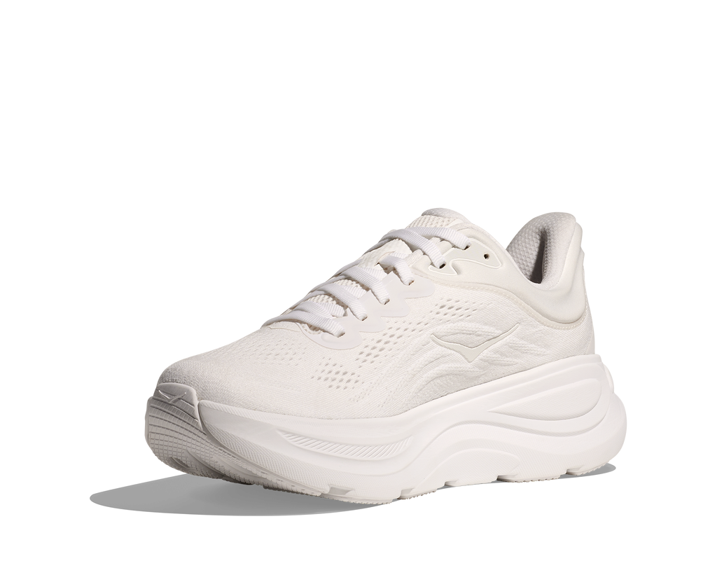 HOKA Women's Bondi 9 - WHITE / WHITE (Wide)
