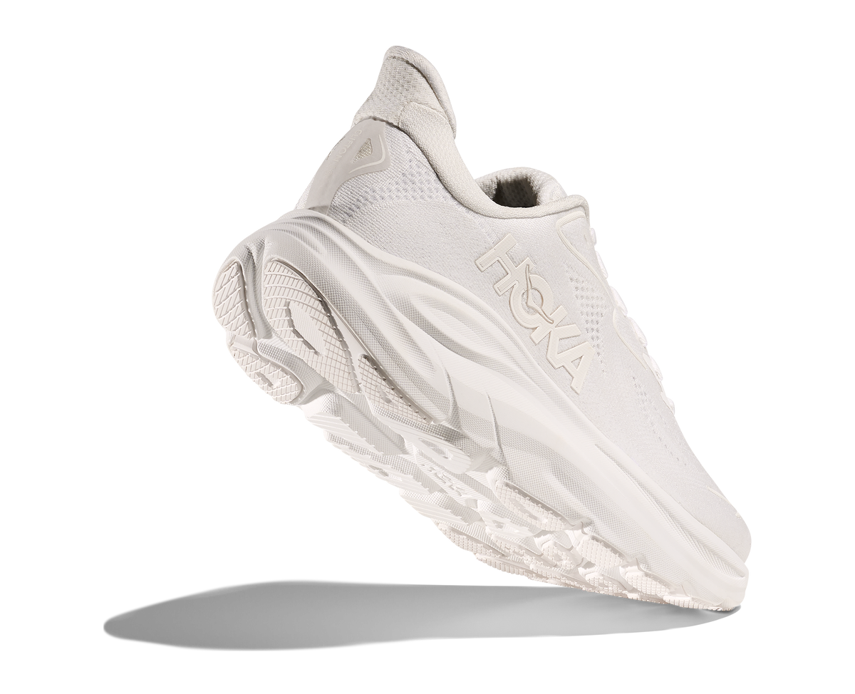 HOKA Men's Clifton 10 - WHITE / WHITE (Wide)