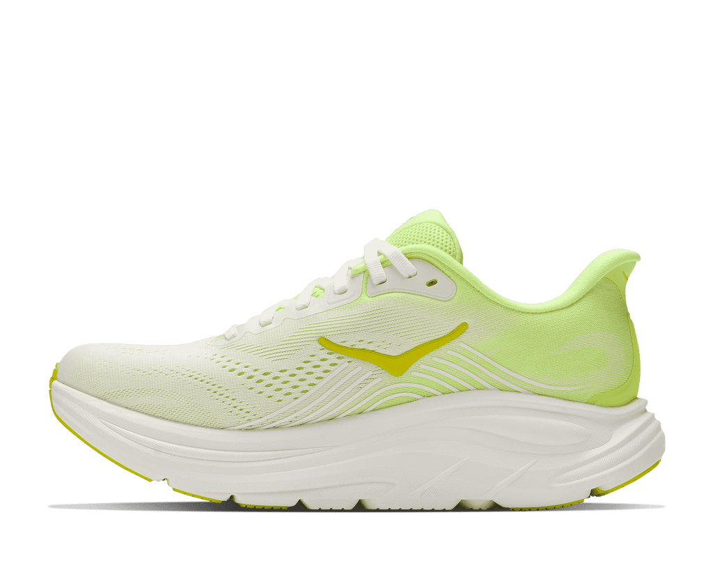 HOKA Women's Clifton 11 - NEON YUZU / FROST (Wide)