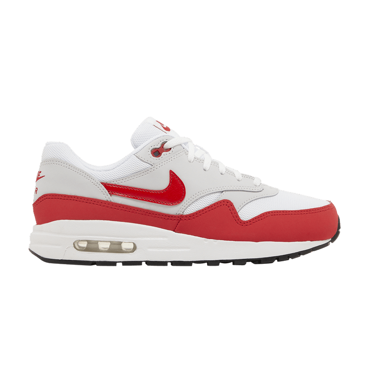 Nike Air Max 1 GS 'Red' 2023 — Neutral Grey/White/Black/University Red