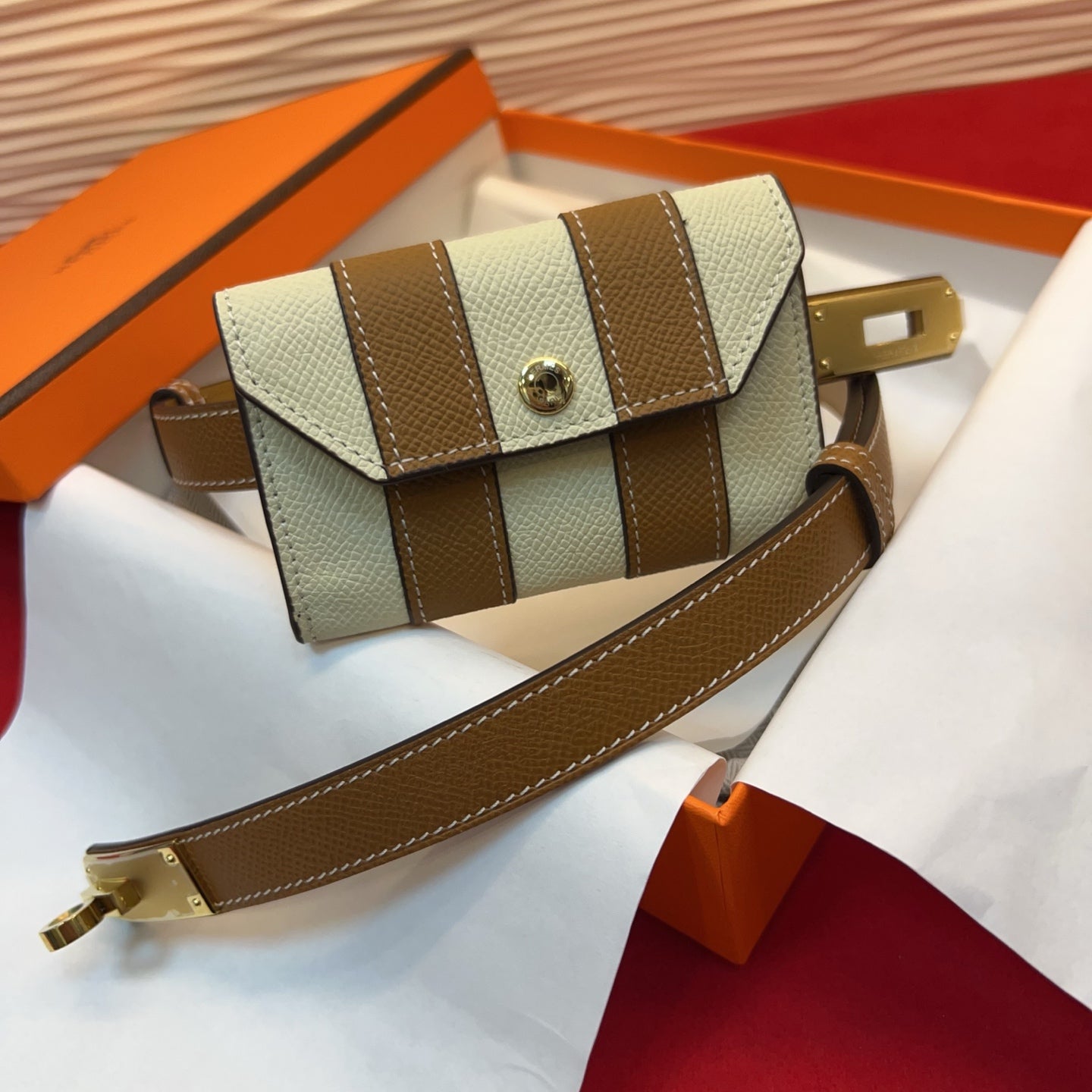 HM Kelly Pocket 18 Belt Epsom Calfskin 214050