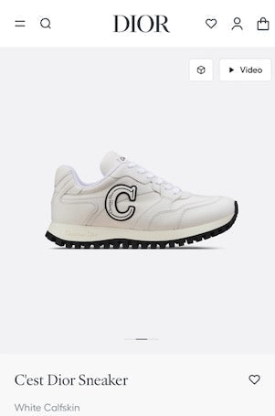SE1547 C'est Dior Sneaker / Size5-11