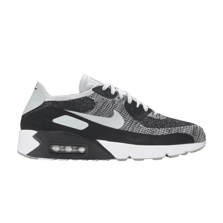 Nike Air Max 90 Ultra 2.0 Flyknit 'Oreo' — Black/Pure Platinum-Dark Grey-Wolf Grey
