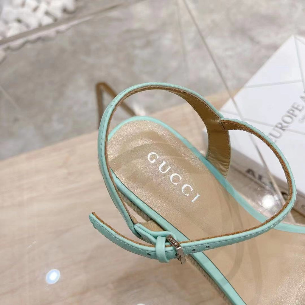 SE493  Size 5-10  Heels:8cm Material: Sheep skin Sole: Rubber leather