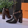 SE537 Size5-11  Heels:9.5cm Material: Cowhide  Lining: Sheep skin