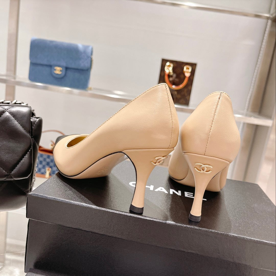 SE790   Size5-10  Heels:7.5cm Material: Cowhide  Lining: Sheep skin Sole: Italian leather