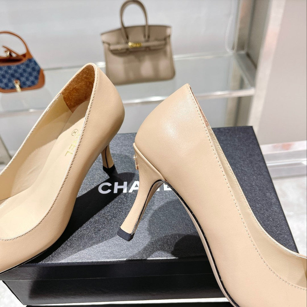 SE790   Size5-10  Heels:7.5cm Material: Cowhide  Lining: Sheep skin Sole: Italian leather