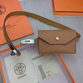 hm kelly belt 18mm with pocket gold calfskin