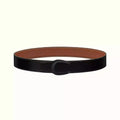 HM LUCK BELT BUCKLE & REVERSIBLE GINGER ORANGE AND BLACK LEATHER STRAP 38MM