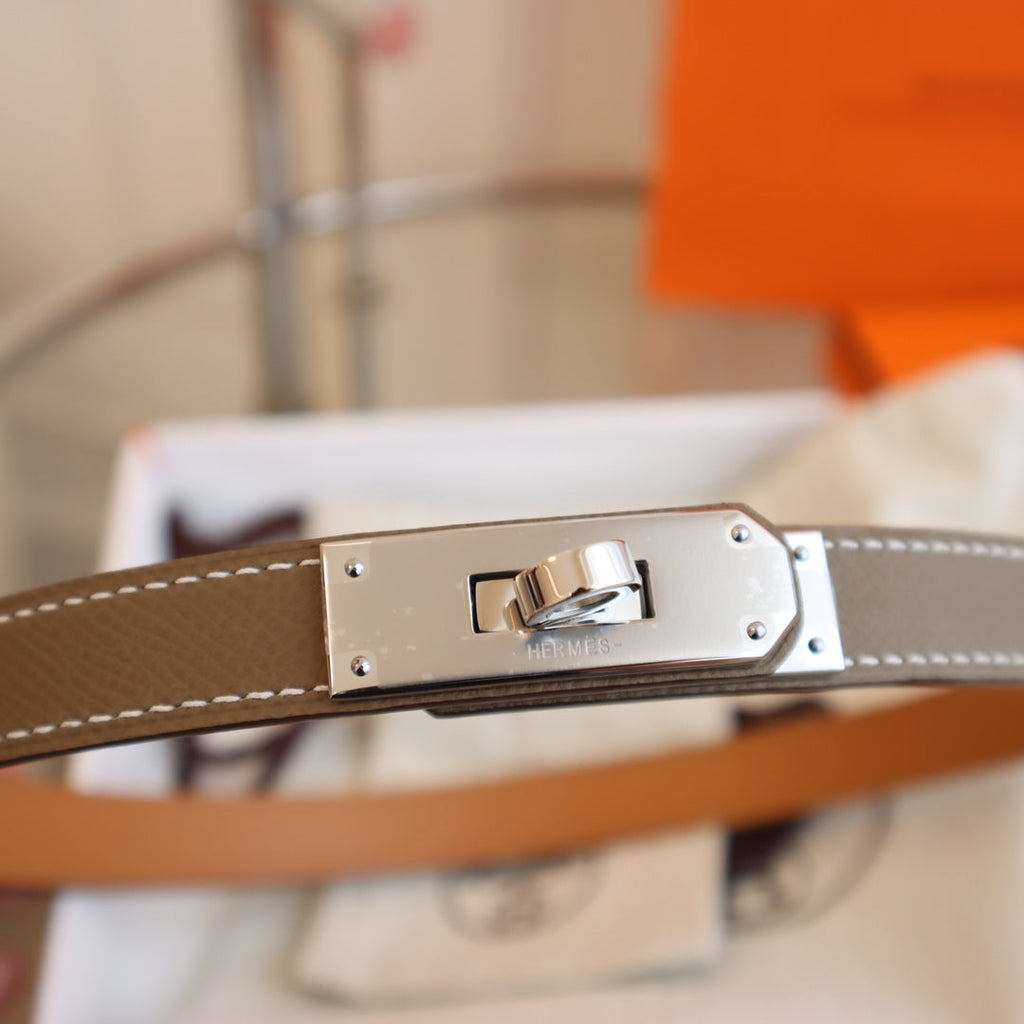 hm kelly belt 18mm etain epsom leather