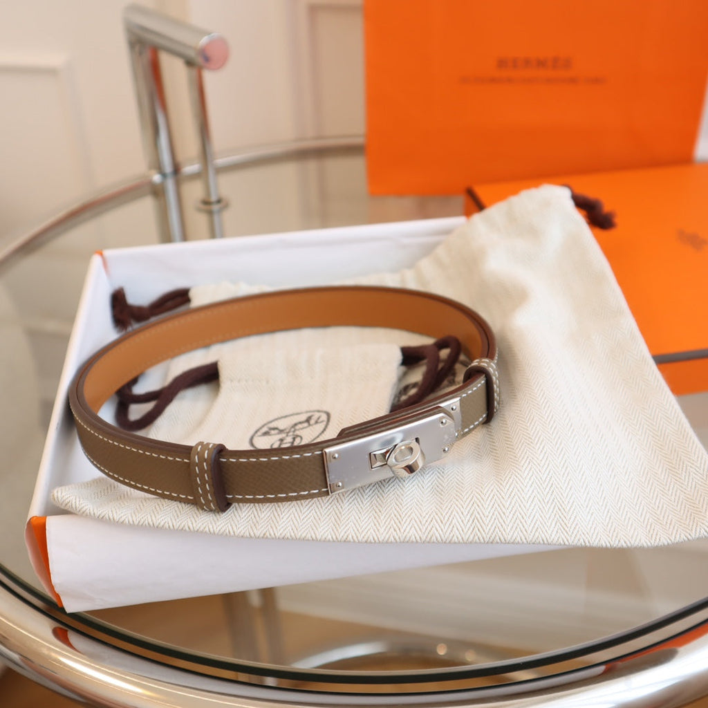hm kelly belt 18mm etain epsom leather