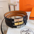 hm kelly belt 18mm black epsom leather