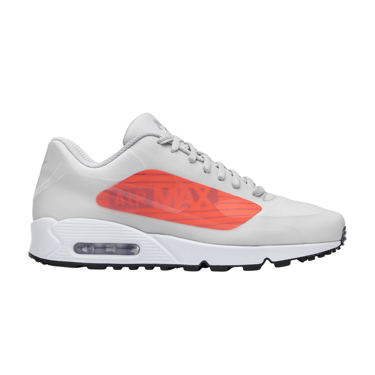 Nike Air Max 90 NS GPX 'Big Logo' — Natural Grey/Bright Crimson-Light Crimson