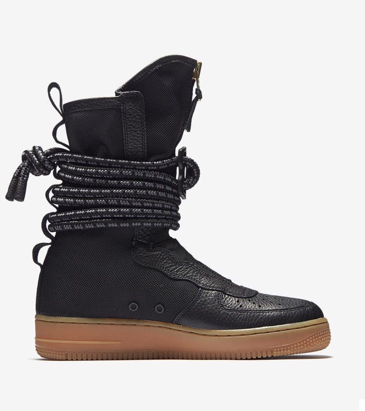 Nike Wmns SF Air Force 1 High 'Black Gum'