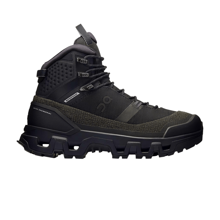 ON Wmns Cloudrock Trek Waterproof 'Triple Black'