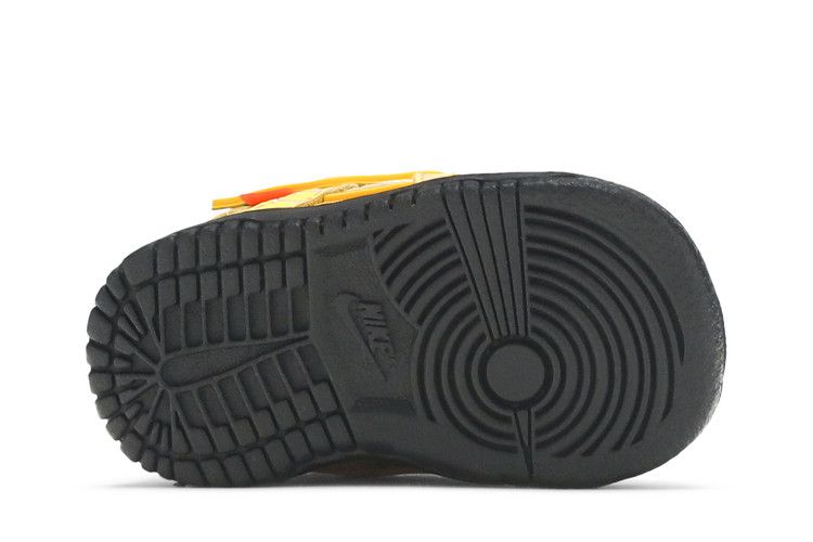 Nike Air Rubber Dunk Off-White University Gold (TD)