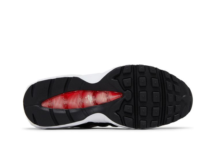 Nike Air Max 95 White Light Iron Ore Black Patent (Women's)