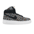Nike Wmns Air Force 1 High 'Just Do It' — Black/Black-White