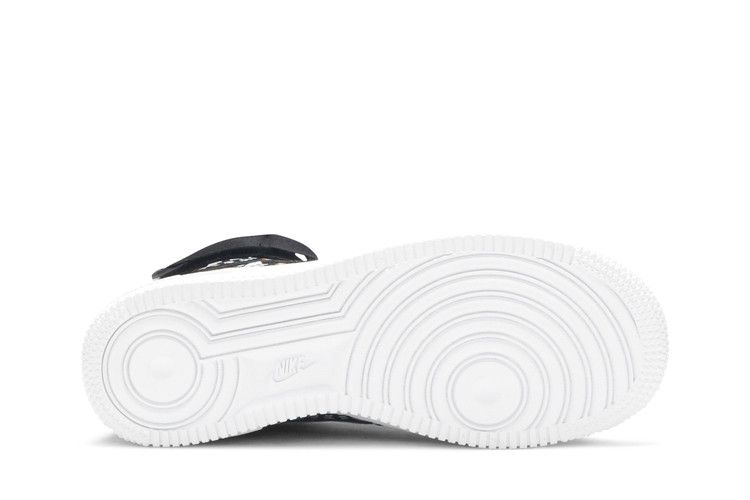 Nike Wmns Air Force 1 High 'Just Do It' — Black/Black-White
