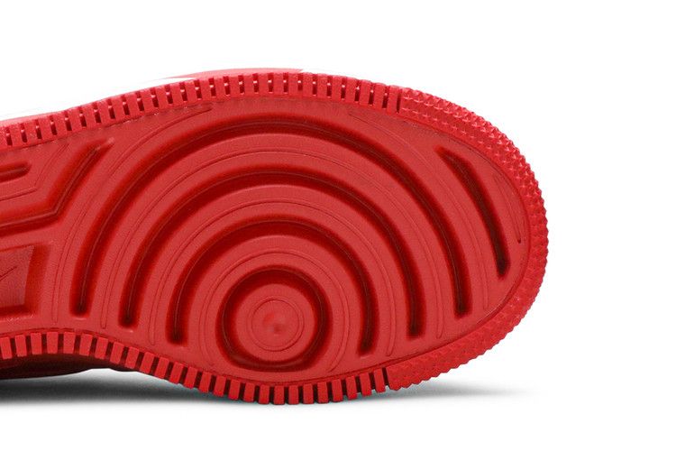 Nike Wmns Air Force 1 Low Upstep 'Uptown' — University Red/White