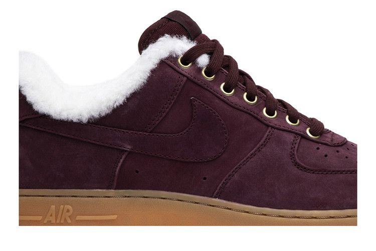 Nike Air Force 1 Premium Winter 'Burgundy Crush'
