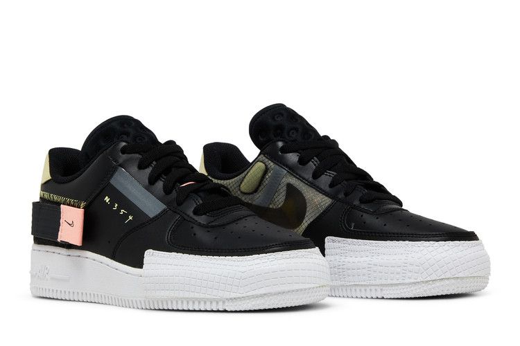 Nike Air Force 1 Type GS 'Black Zinnia'