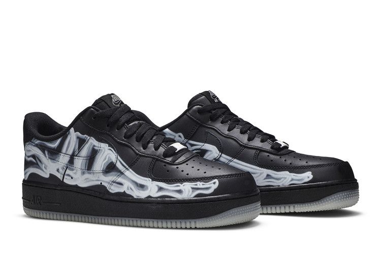 Nike Air Force 1 '07 QS 'Black Skeleton'
