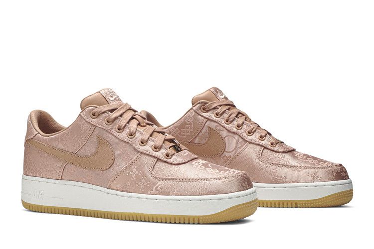 CLOT x Nike Air Force 1 Low Premium 'Rose Gold Silk'