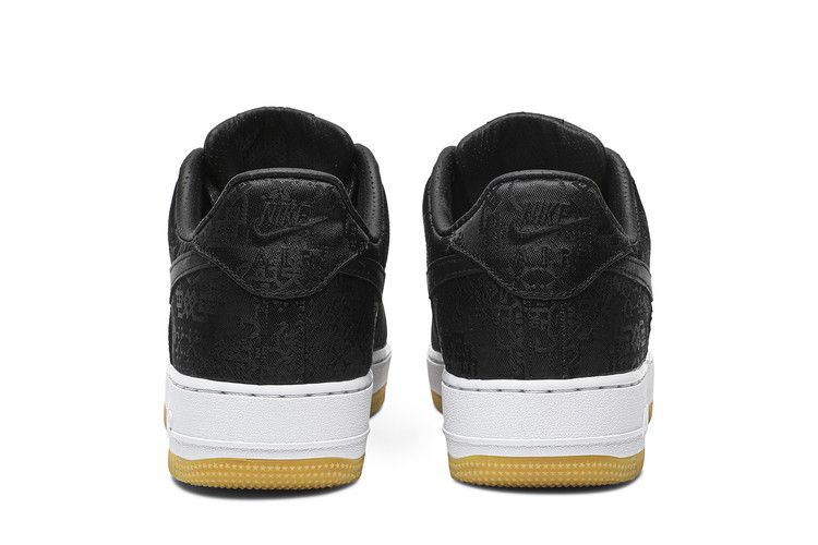 Fragment Design x CLOT x Nike Air Force 1 'Black Silk'