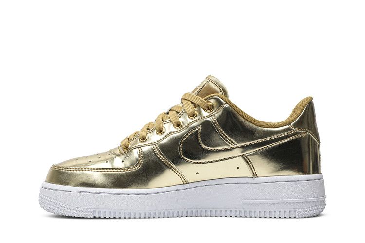 Nike Wmns Air Force 1 SP 'Liquid Metal - Gold'