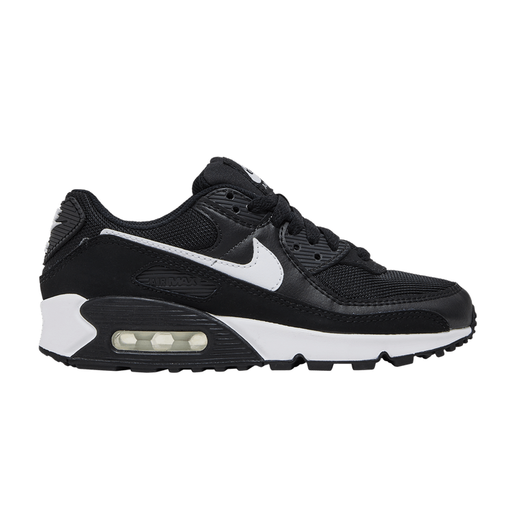 Nike Wmns Air Max 90 'Black White' — Black/Black/White (CQ2560 001)