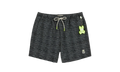 Lukas Hand Drawn Men's Swim Trunks "Black" B6W130S1PO BLK