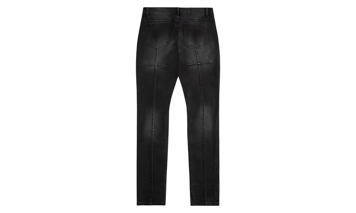 Clayton Faded Black Distressed Denim "Black" MF24D837 B1182FDBKD