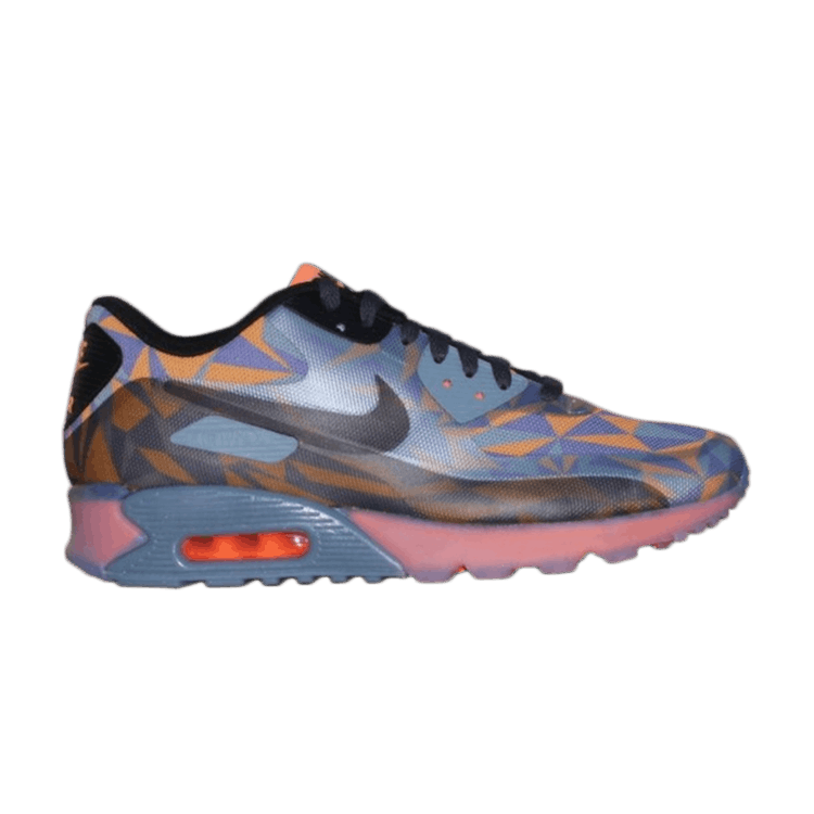 Nike Air Max 90 Ice — Cool Grey/Wolf Grey/Atomic Orange/Black