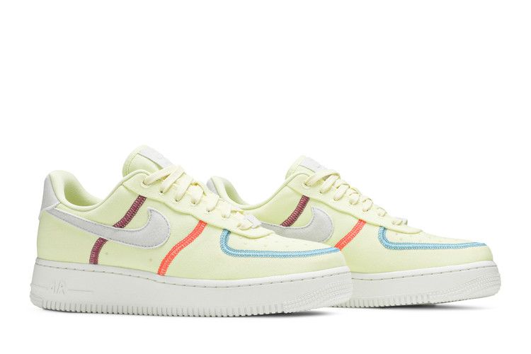 Nike Wmns Air Force 1 '07 Low LX 'Stitched Canvas - Life Lime'