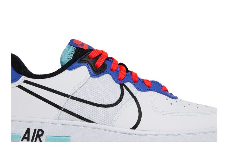 Nike Air Force 1 React GS 'Astronomy Blue Laser Crimson'