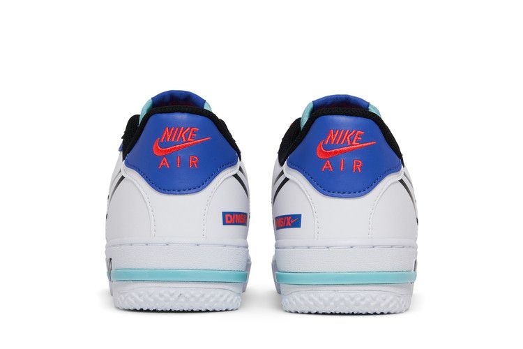 Nike Air Force 1 React GS 'Astronomy Blue Laser Crimson'